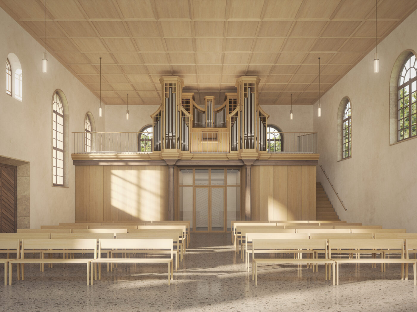 Studie für die Renovierung und Sanierung der Kirche von Môtier