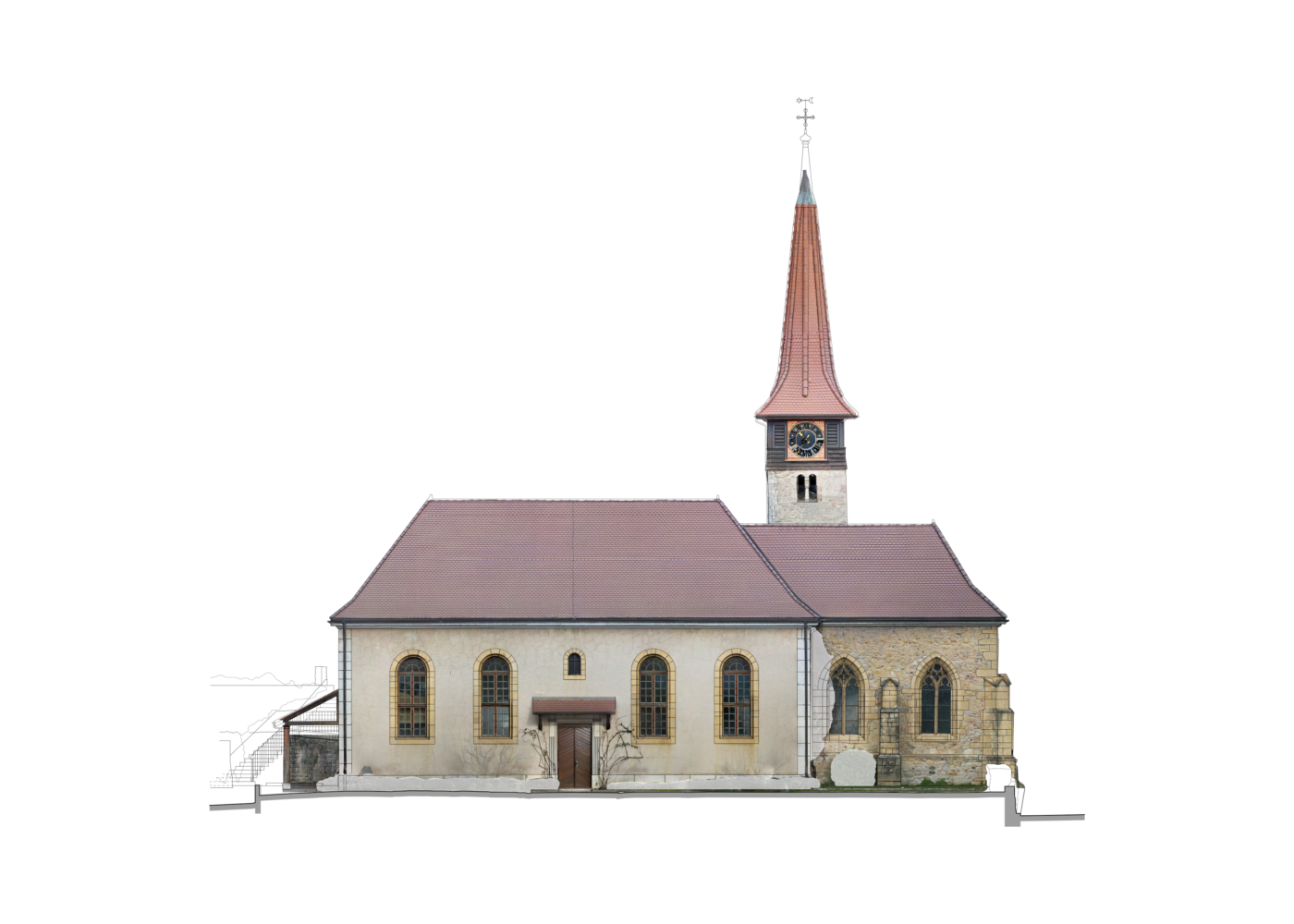 Etude pour rénovation et l'assainissement de l'église de Môtier