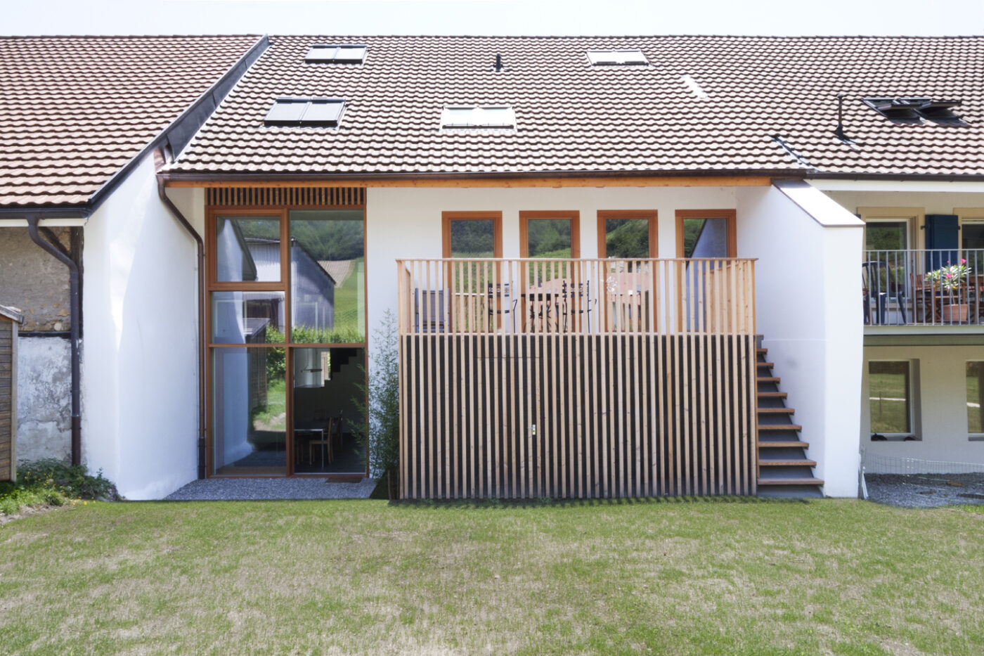 Transformation d'une ferme en logement et bureau